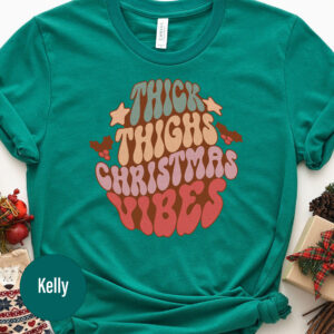 Vibrant Christmas Holiday Tee - Festive Wear
