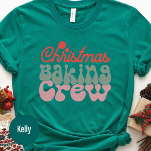 Xmas Holiday Baking Crew T-shirt - Festive Wear