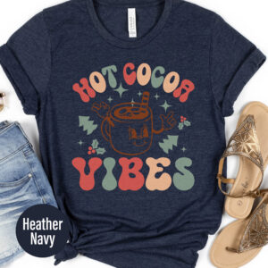 Cozy Hot Cocoa Christmas Holiday Tee - Holidayshirts