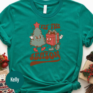 Season's Joy Christmas Holiday Tee From Holidayshirts