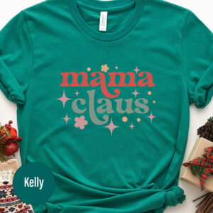 Chic Mama Claus Holiday Tee - Christmas Shirt