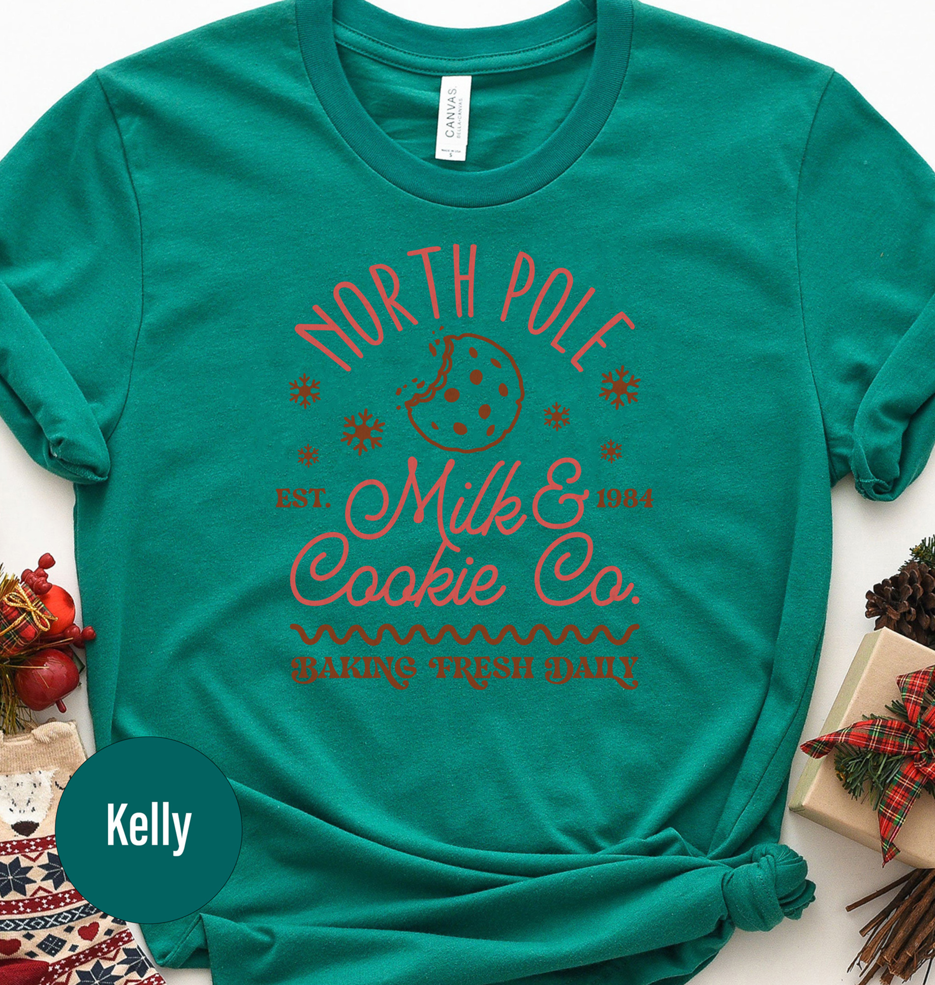Christmas Milk & Cookie Co Holiday Tee