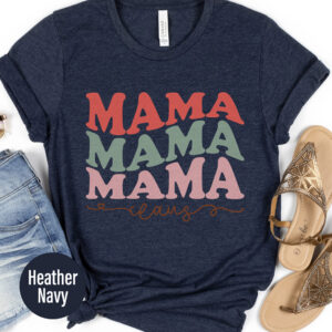 Festive Mama Claus Christmas Tee - Holidayshirts.com
