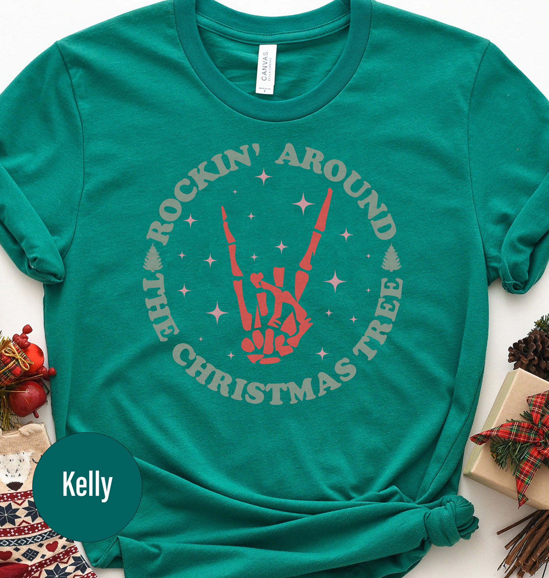 Classic Holiday Tree Christmas T-shirt - Festive Wear