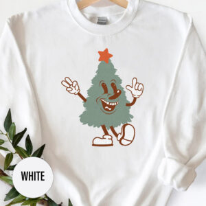 Xmas Holiday Tee: Tree With Mouth Design