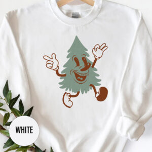 Xmas Holiday Tee: Tree With Mouth Design