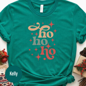 Santa-themed Holiday Tee - Christmas Festive Shirt