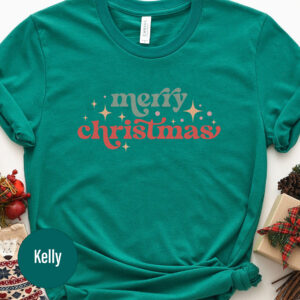 Festive Merry Christmas Holiday Tee From Holidayshirts