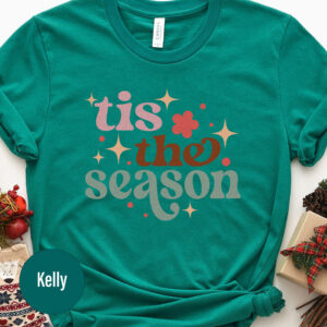 Season's Joy Christmas Holiday Tee From Holidayshirts