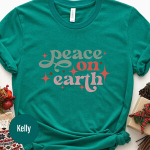 Peaceful Holiday Earth Tshirt - Christmas Special