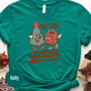 Season's Joy Christmas Holiday Tee From Holidayshirts