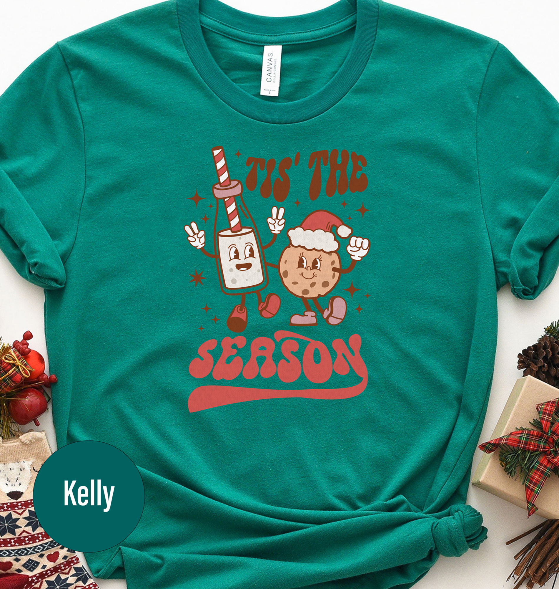 Season's Joy Christmas Holiday Tee From Holidayshirts