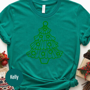 Xmas Tree Festive Holiday Tee From Holidayshirts