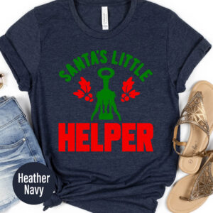 Santa's Holiday Wine Lover Tee - Xmas Tshirt