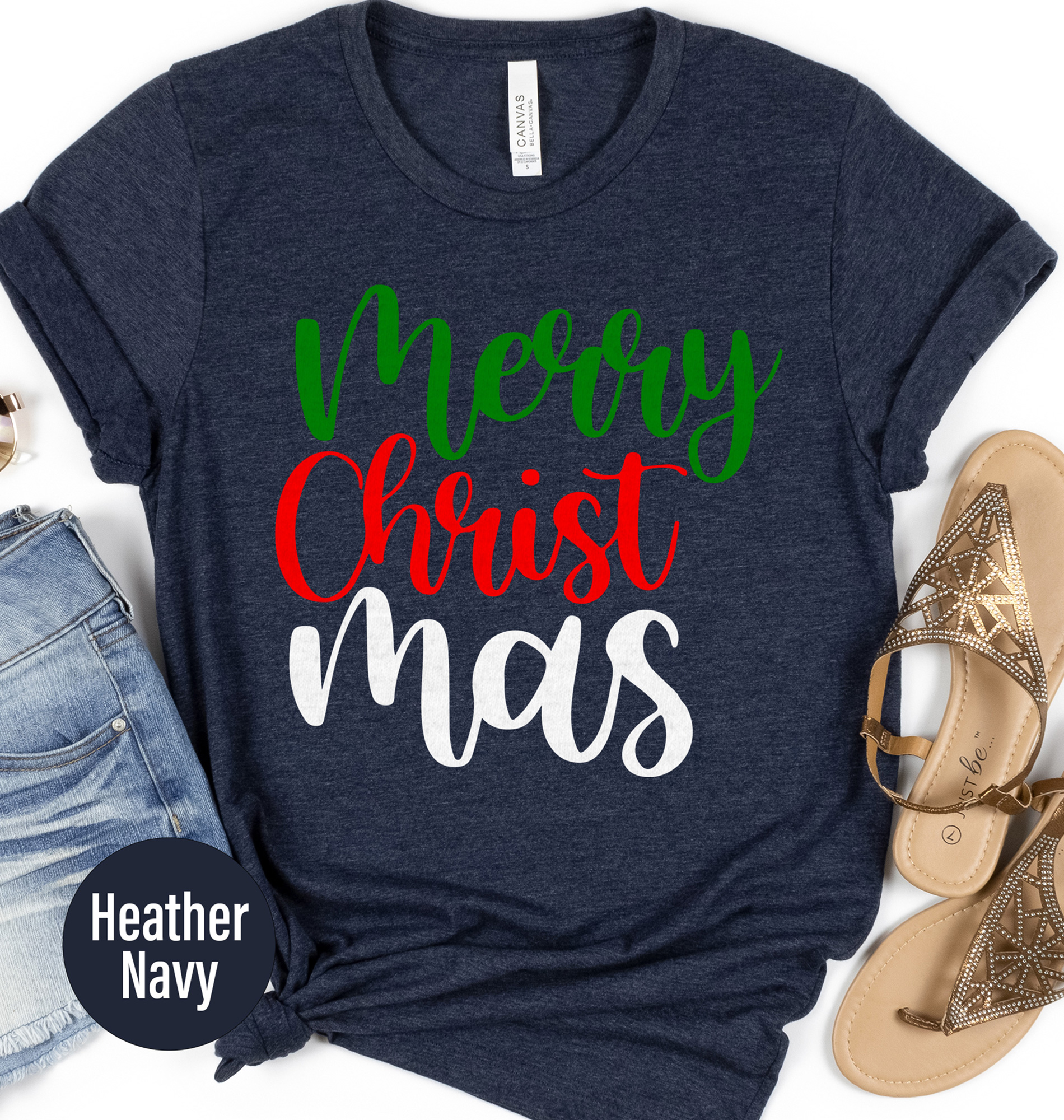 Festive Merry Christmas Holiday Tee From Holidayshirts