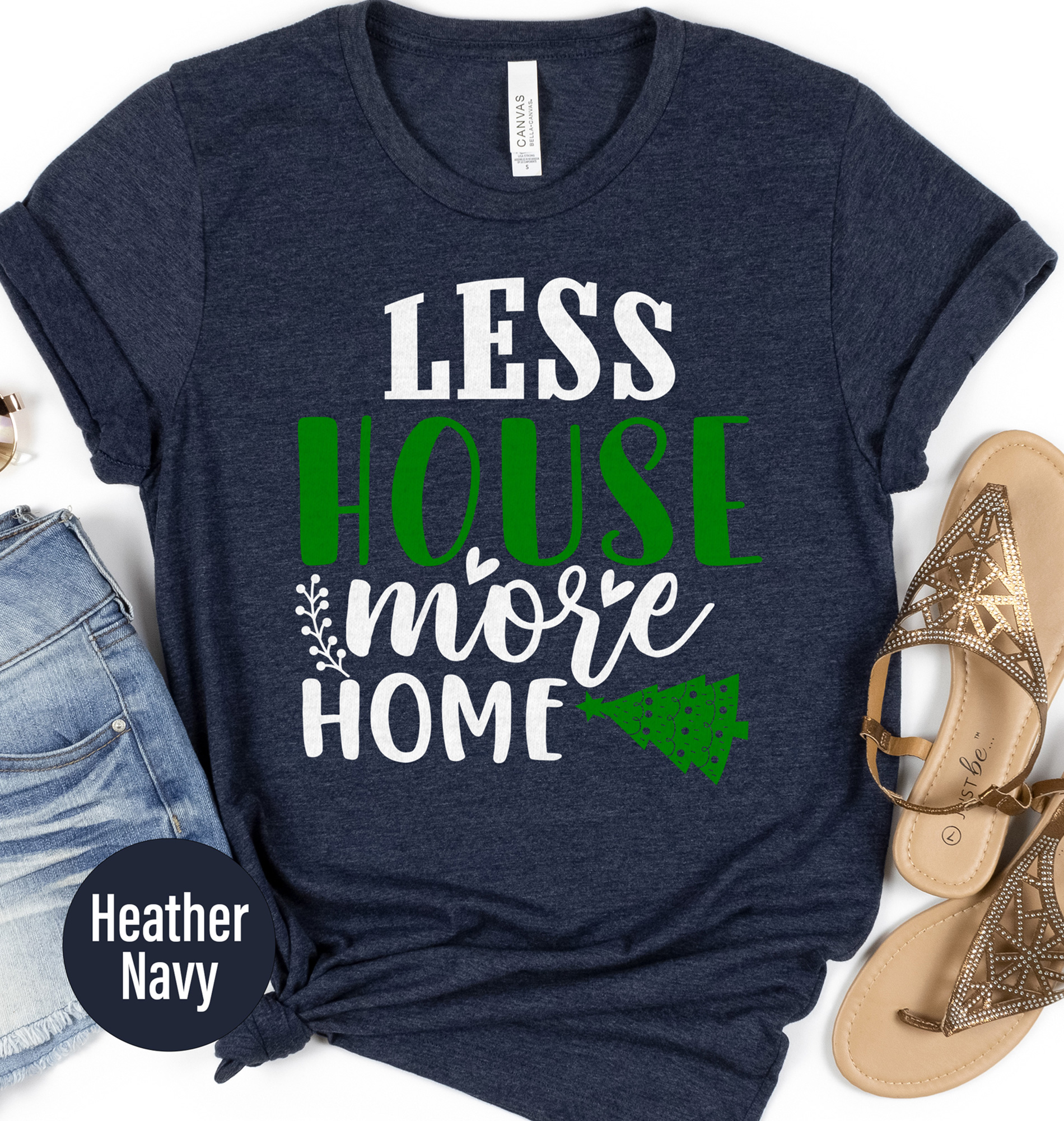 More Home Festive Christmas Tee From Holidayshirts