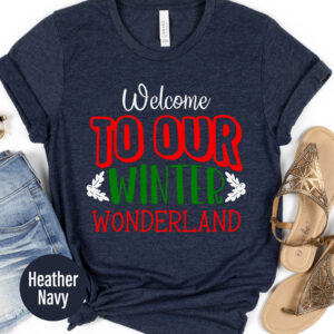 Wonderland Christmas Tee - Festive Holiday Wear