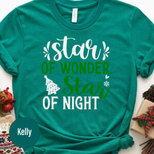 Wonder Star Holiday Tee - Christmas Festive Shirt