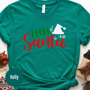 Santa Squad Holiday Tee - Team Christmas Shirt