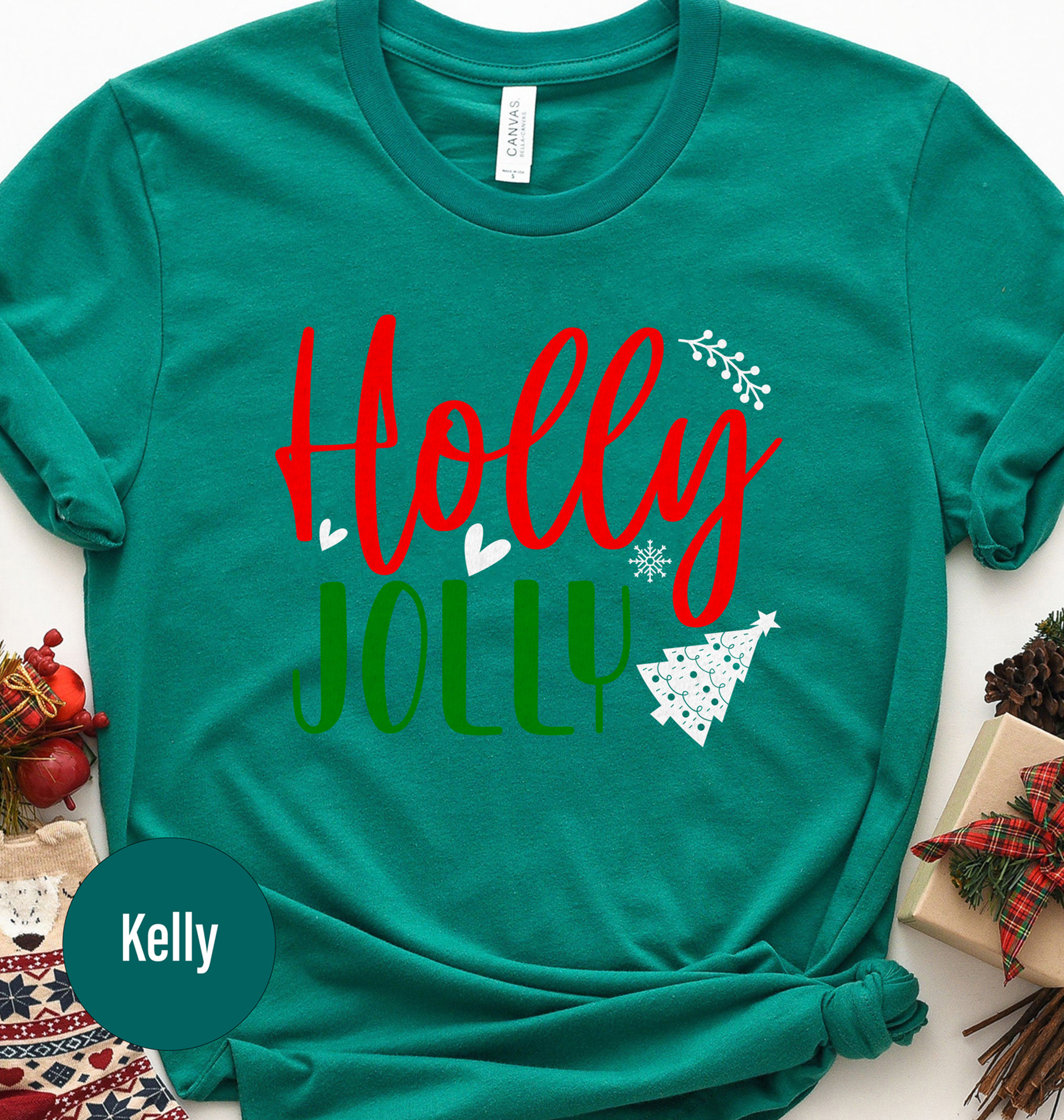 Holidayshirts.com: Holly Jolly Xmas Tee