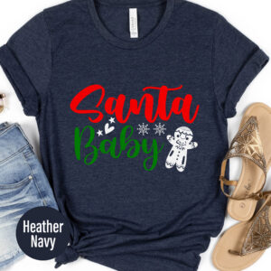 Santa Baby Holiday Tee - Festive Christmas Shirt