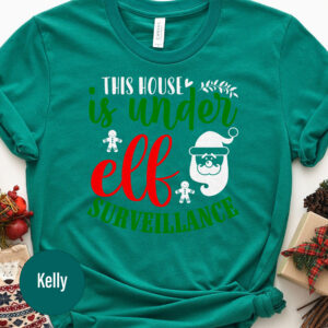 Elf Surveillance Christmas Tee - Holidayshirts.com