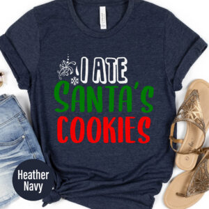 Christmas Cookie Lover's Holiday Tee - I Ate Cookies