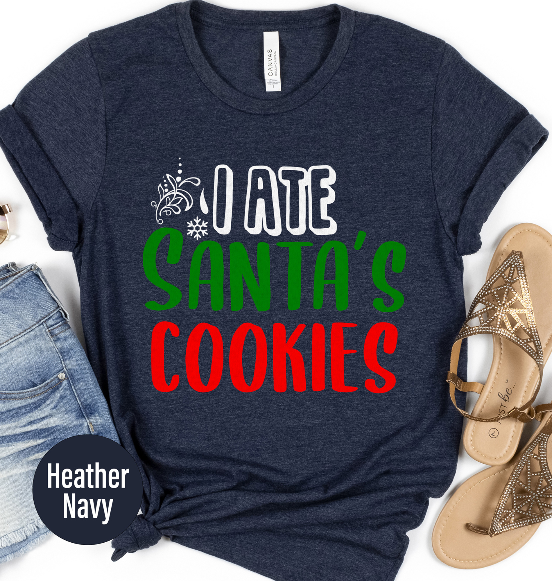 Christmas Cookie Lover's Holiday Tee - I Ate Cookies