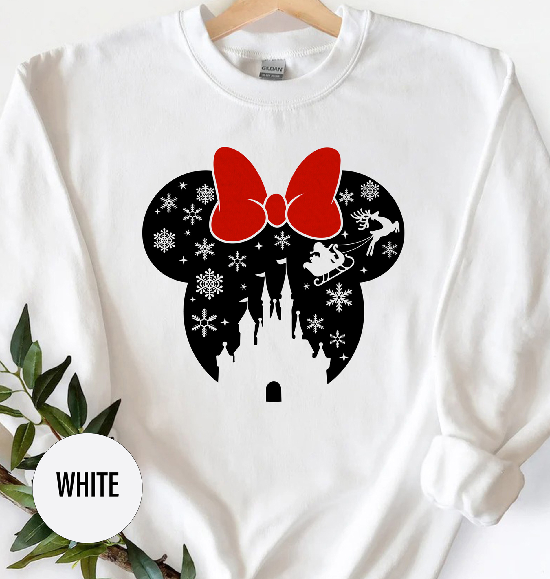 Disney Mickey Bow Holiday Tee - Christmas Shirt
