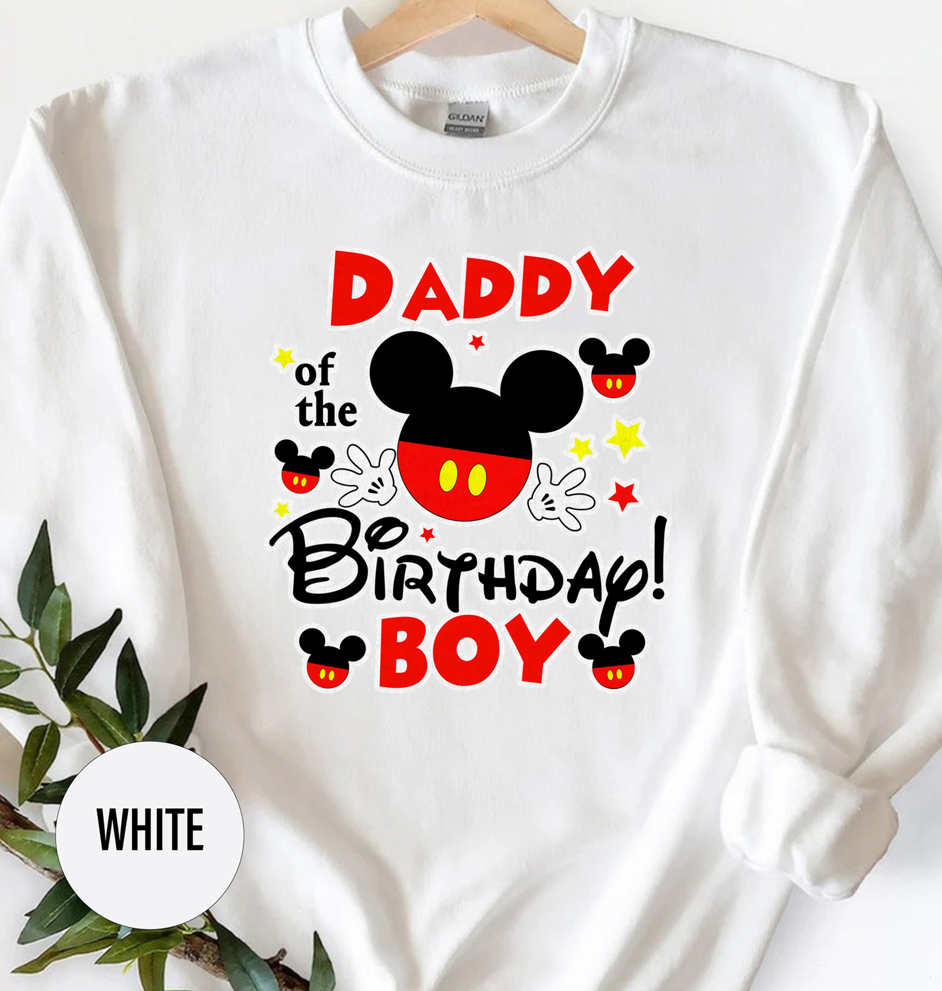 Dad's Disney Xmas Tee - Birthday Boy Special