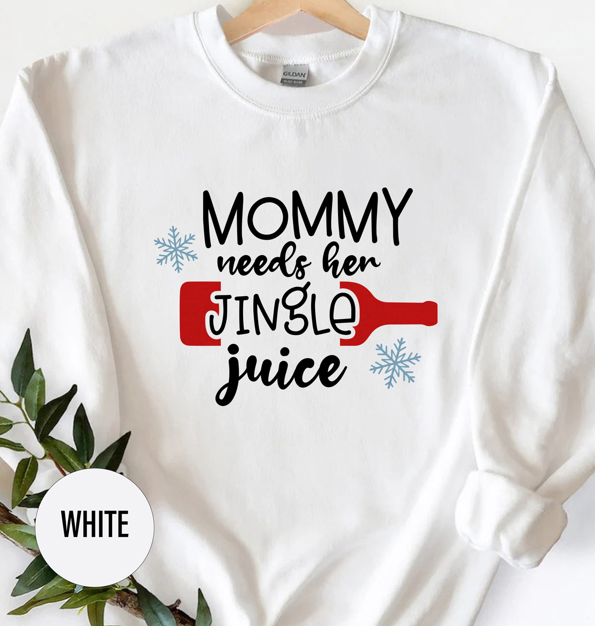 Jingle Juice Xmas Tee - Festive Holiday Apparel