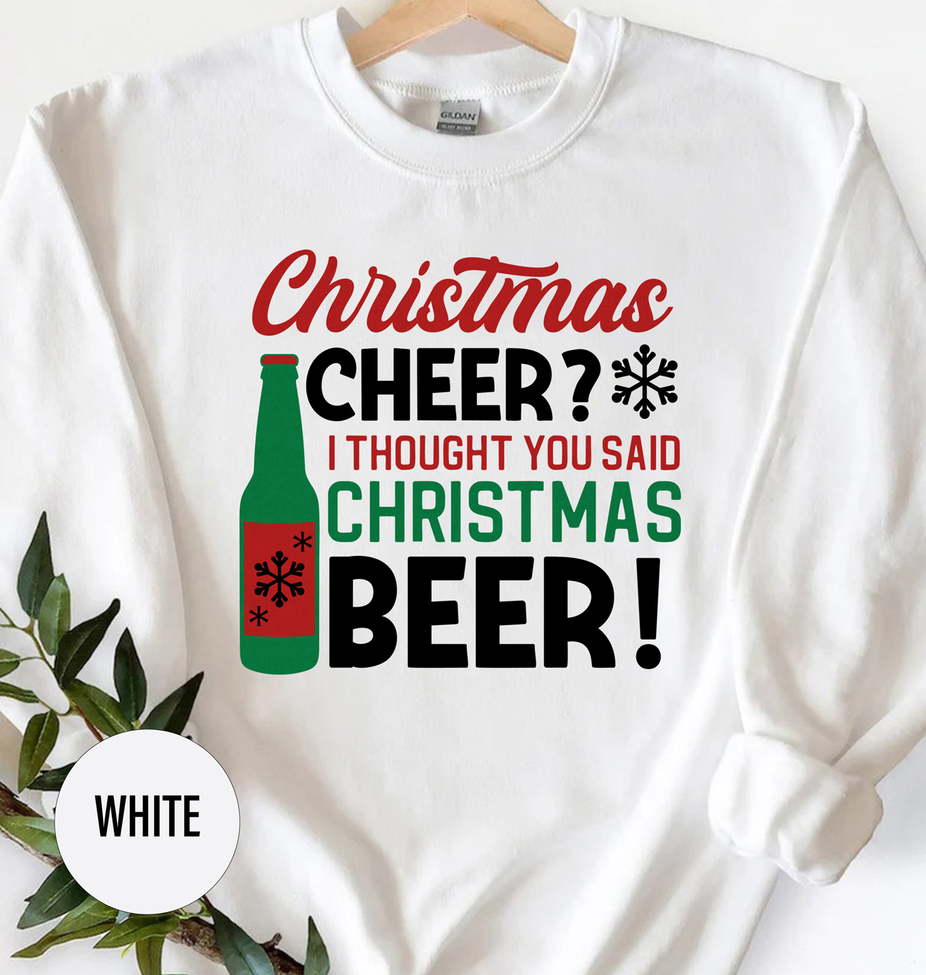 Cheery Christmas Beer Holiday T-shirt - Holidayshirts.com