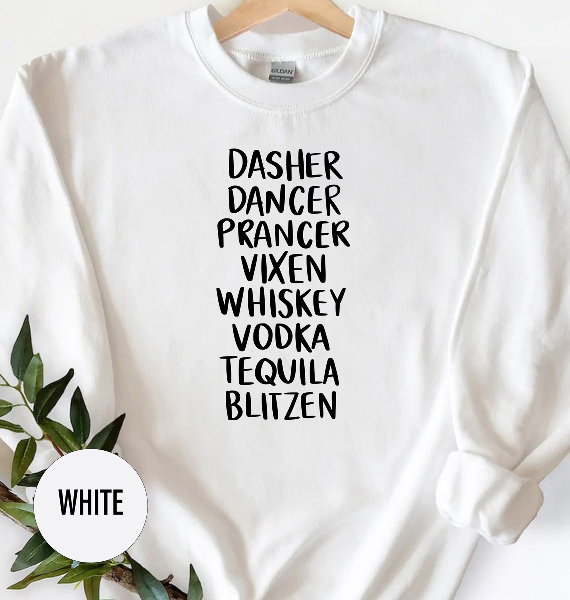 Festive Dasher Reindeer Xmas Tee - Holidayshirts