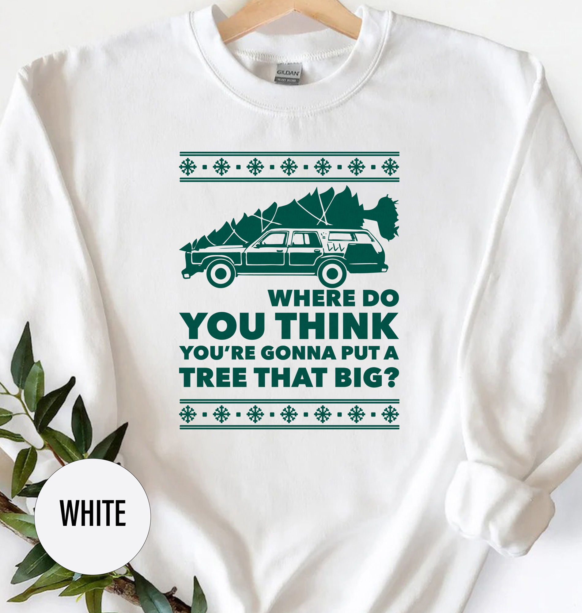 Big Tree Festive Christmas Tee By Holidayshirts.com