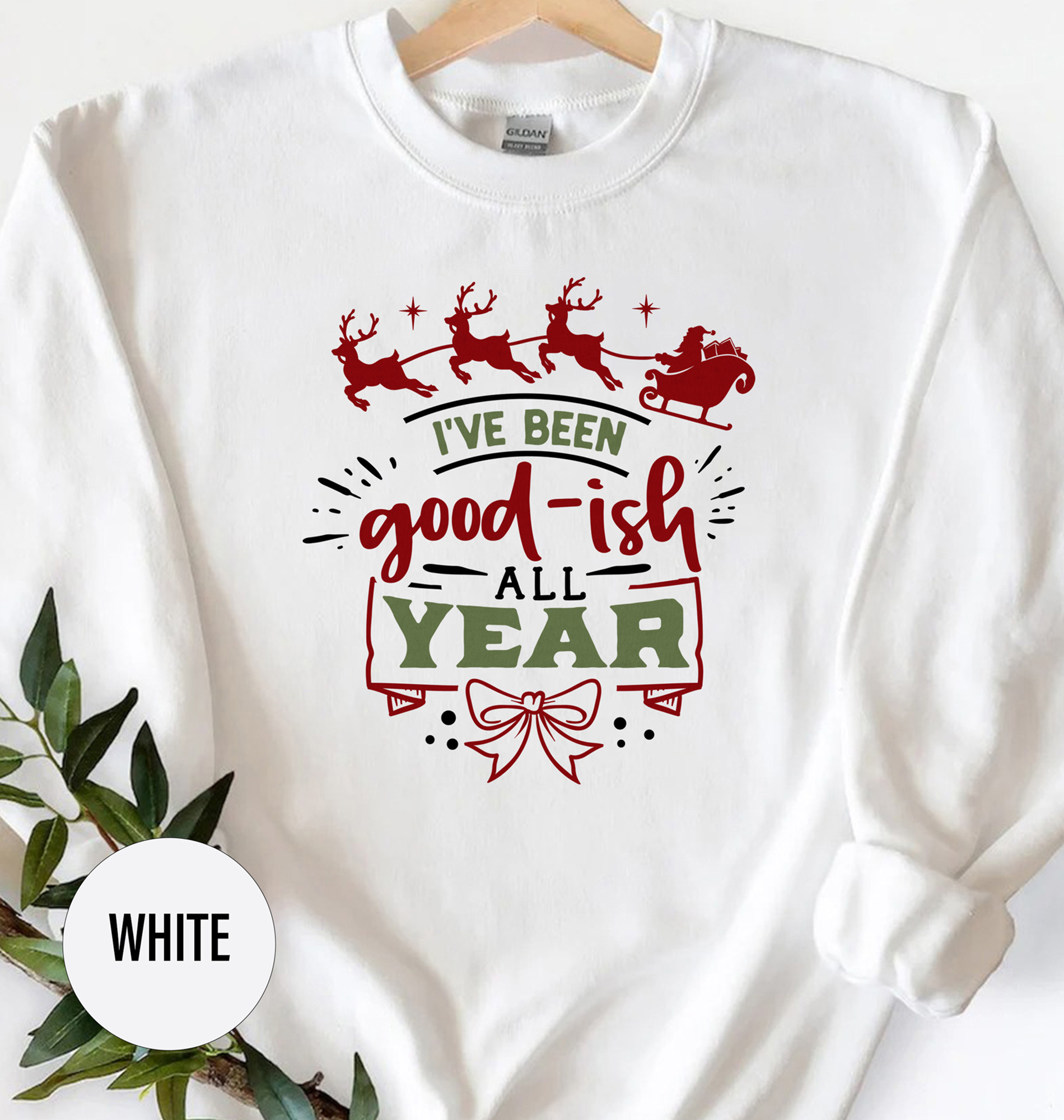 All-year Festive Christmas Holiday Tee By Good-ish