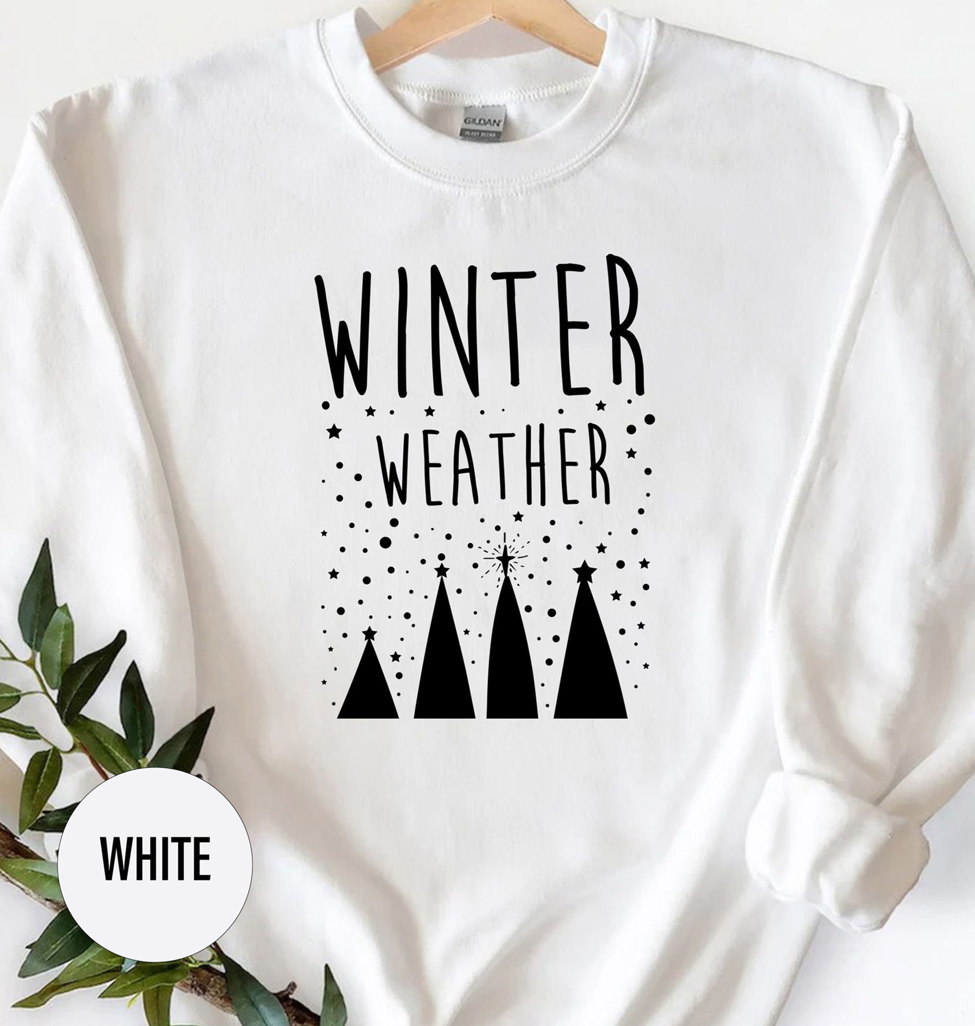 Cozy Winter Christmas Tree Holiday Tee