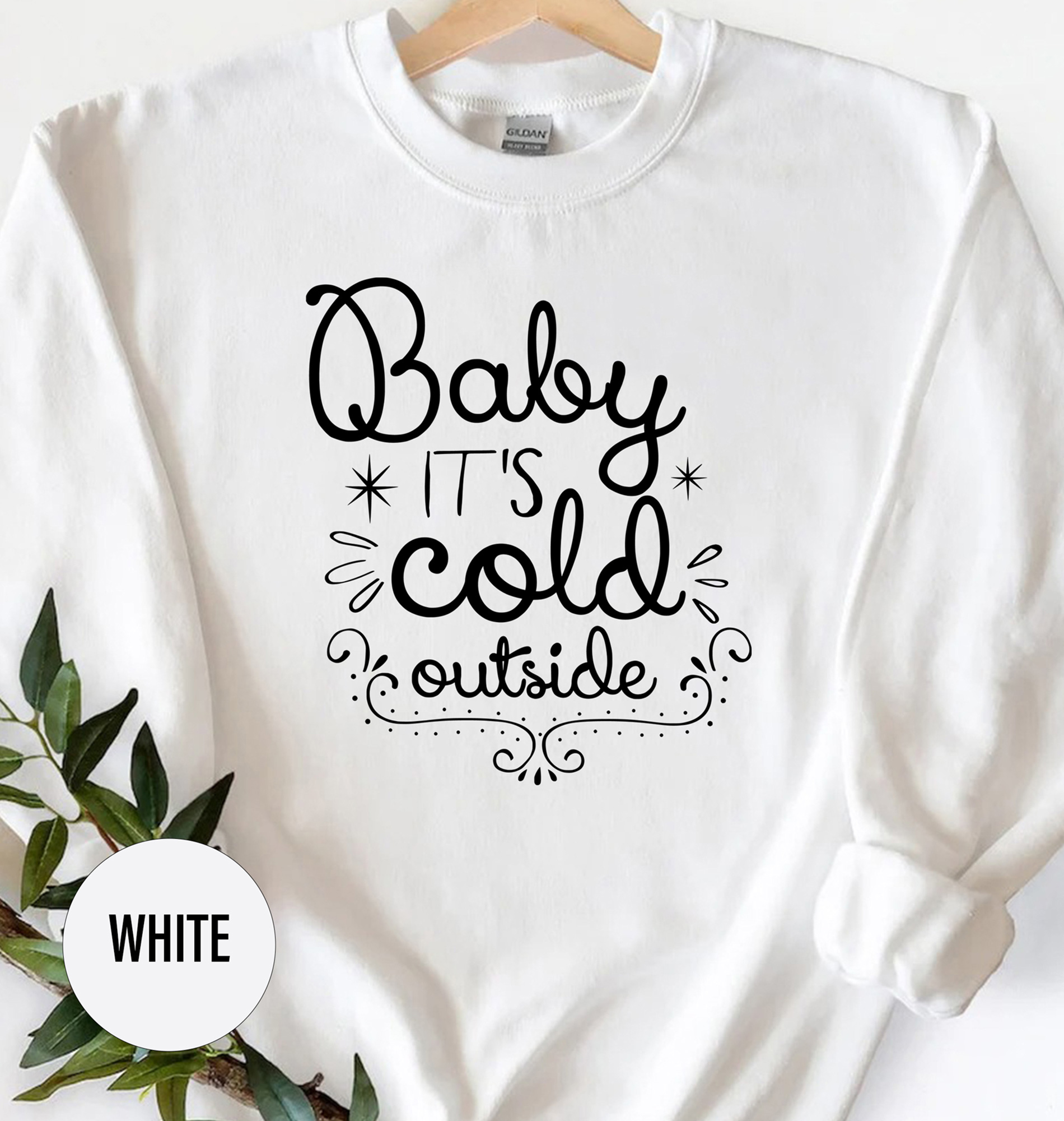 Cozy 'it's Cold Outside' Xmas Tee From Holidayshirts