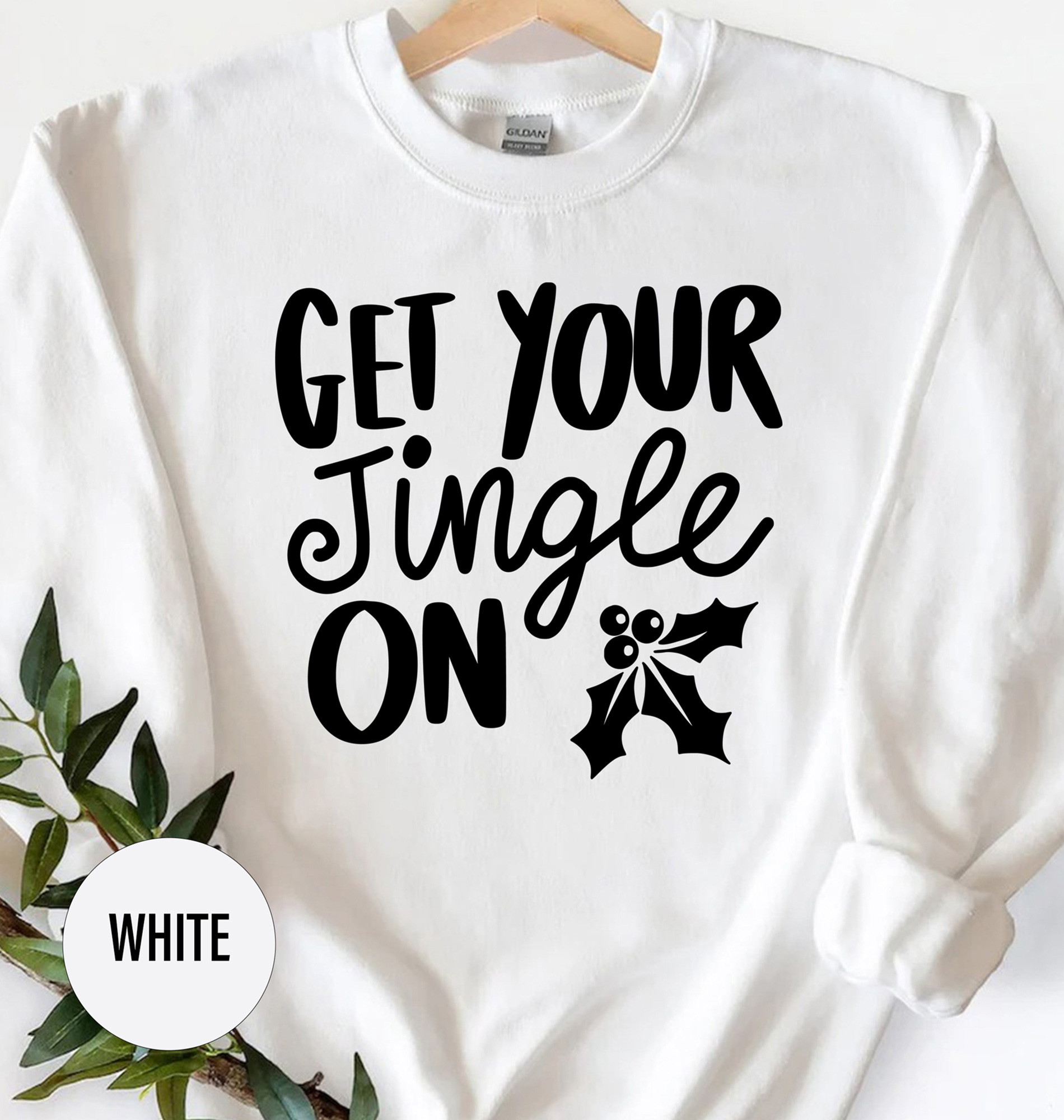 Jingle Festive Holiday Tee - Christmas Shirts