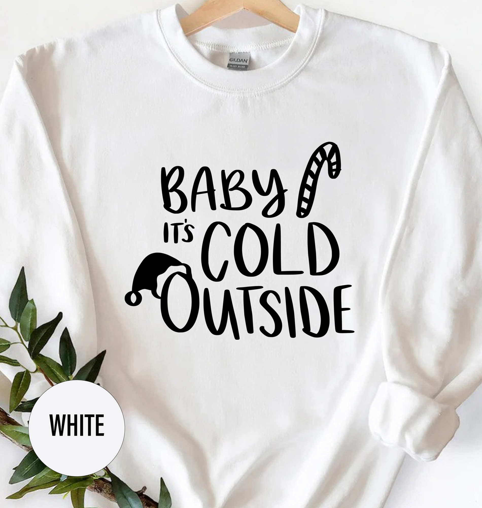 Cute Baby's Christmas Holiday T-shirt - Cold Outside