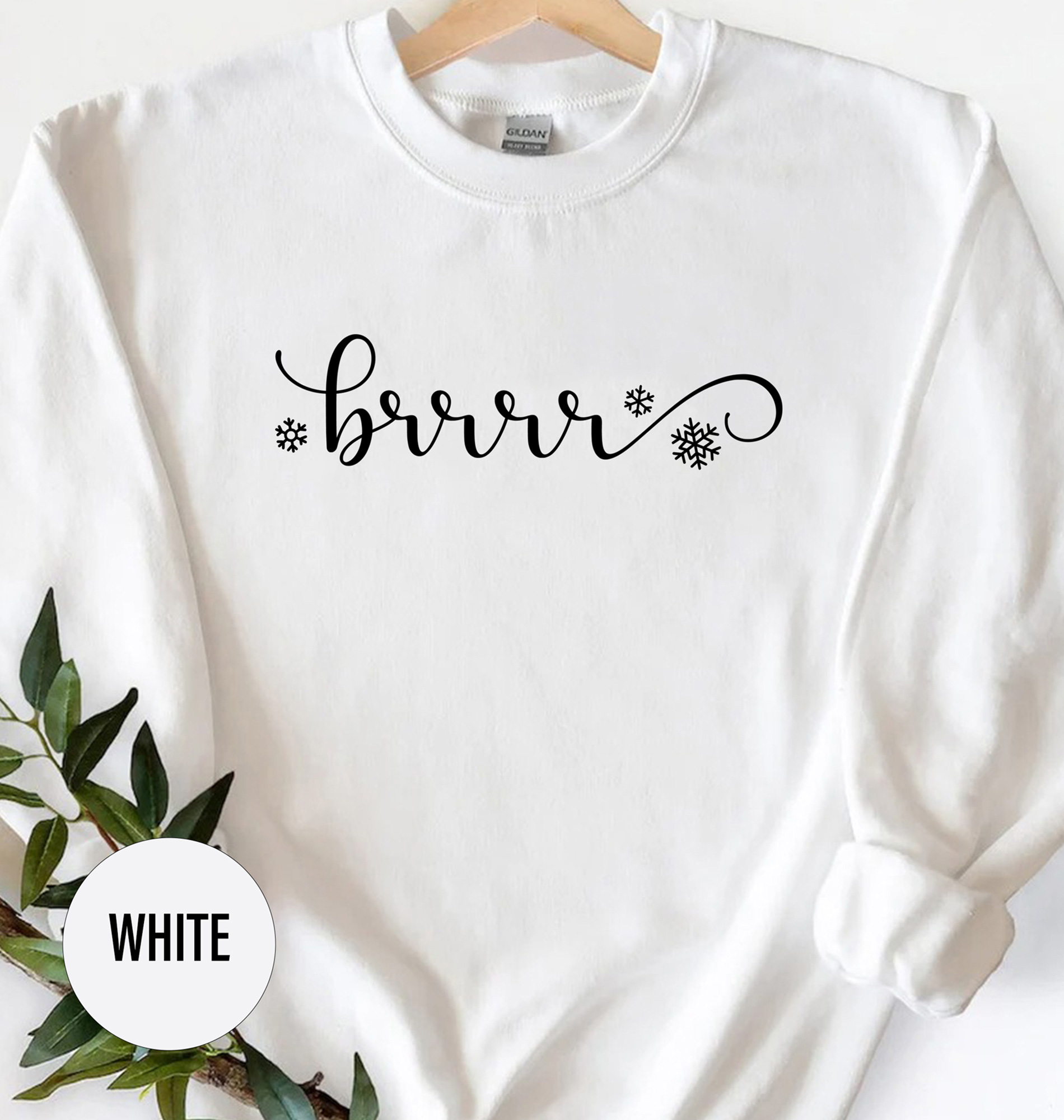 Festive Brrrrr Christmas Tee - Holiday Apparel
