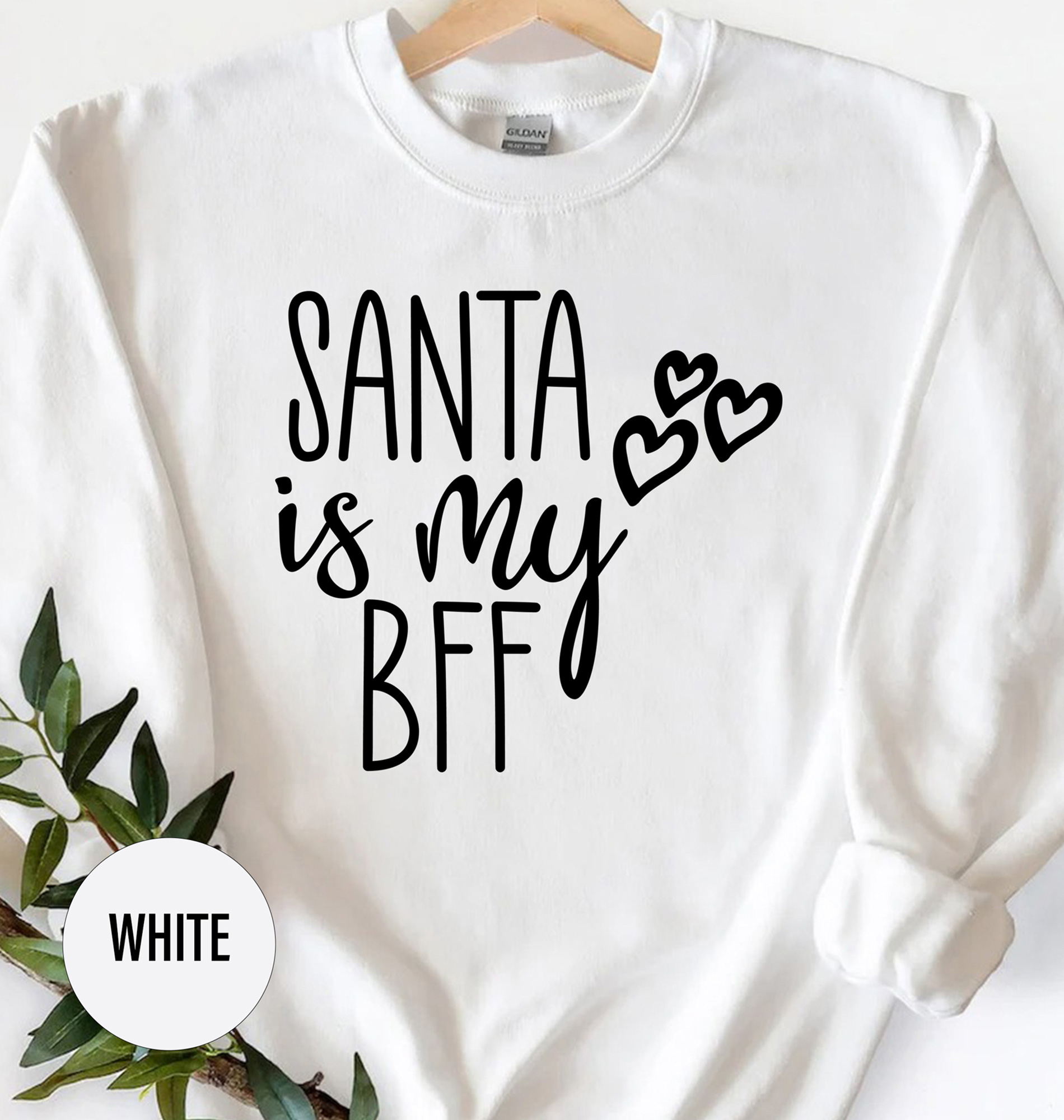 Santa Bff - Festive Christmas Holiday Tee
