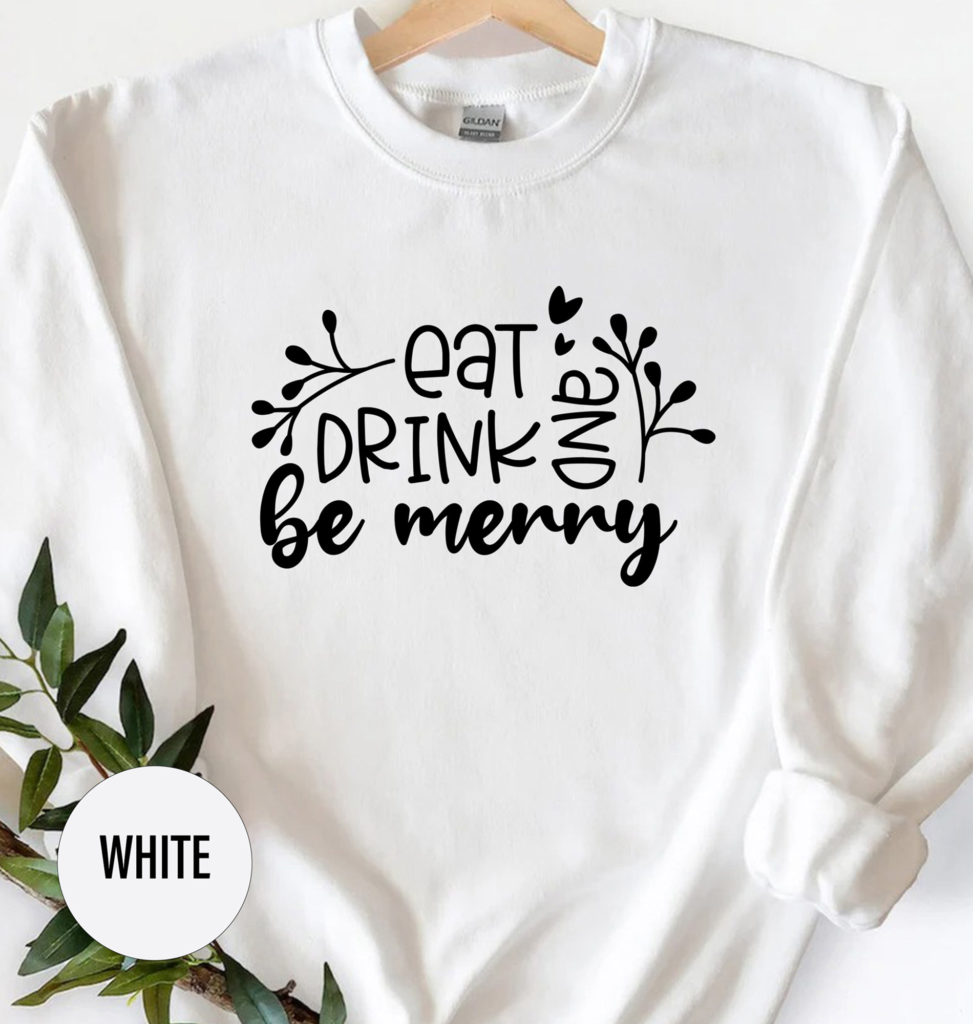 Be Merry Festive Holiday Tee - Xmas T-shirt
