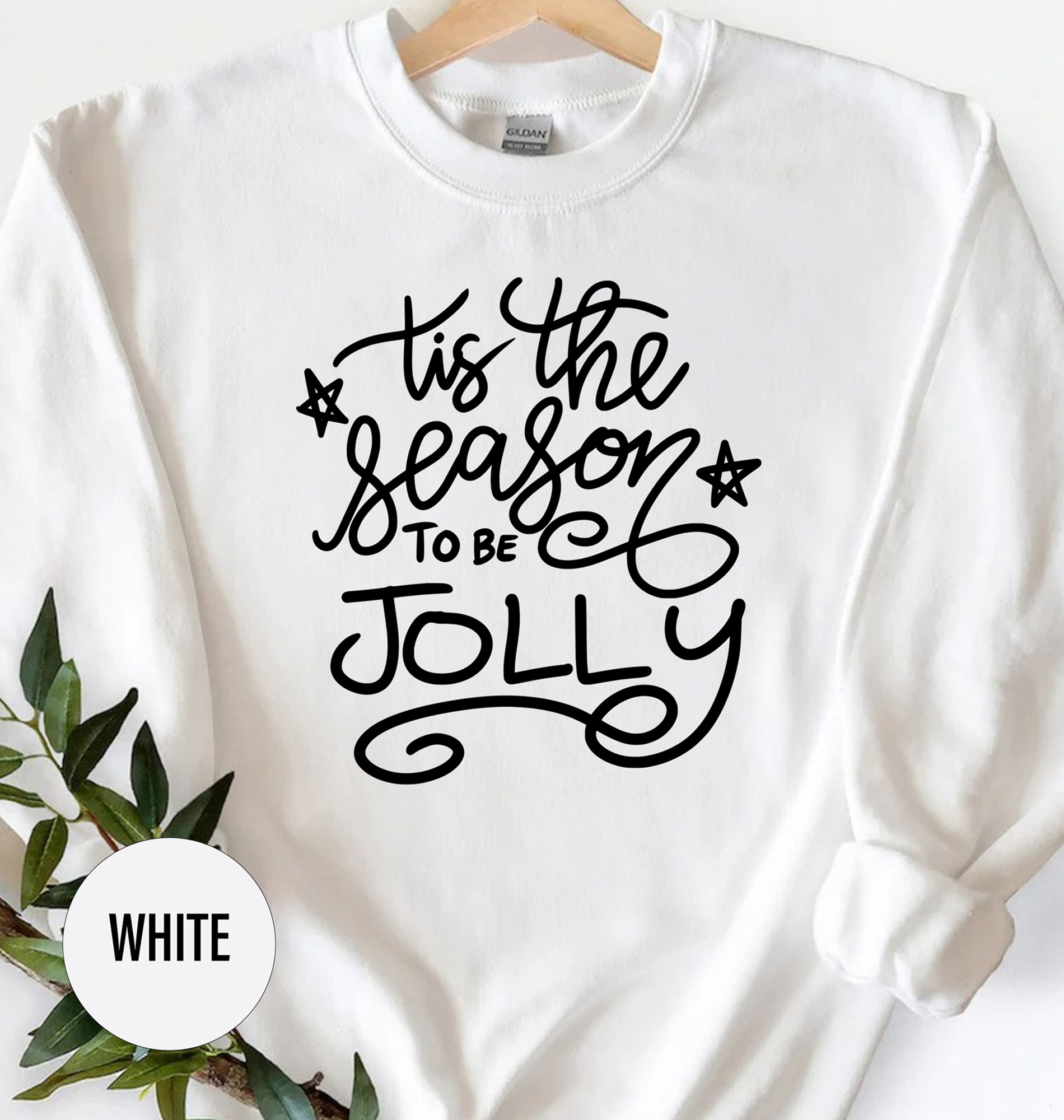 Jolly Holiday Christmas Tee - Seasonal Festive Shirt