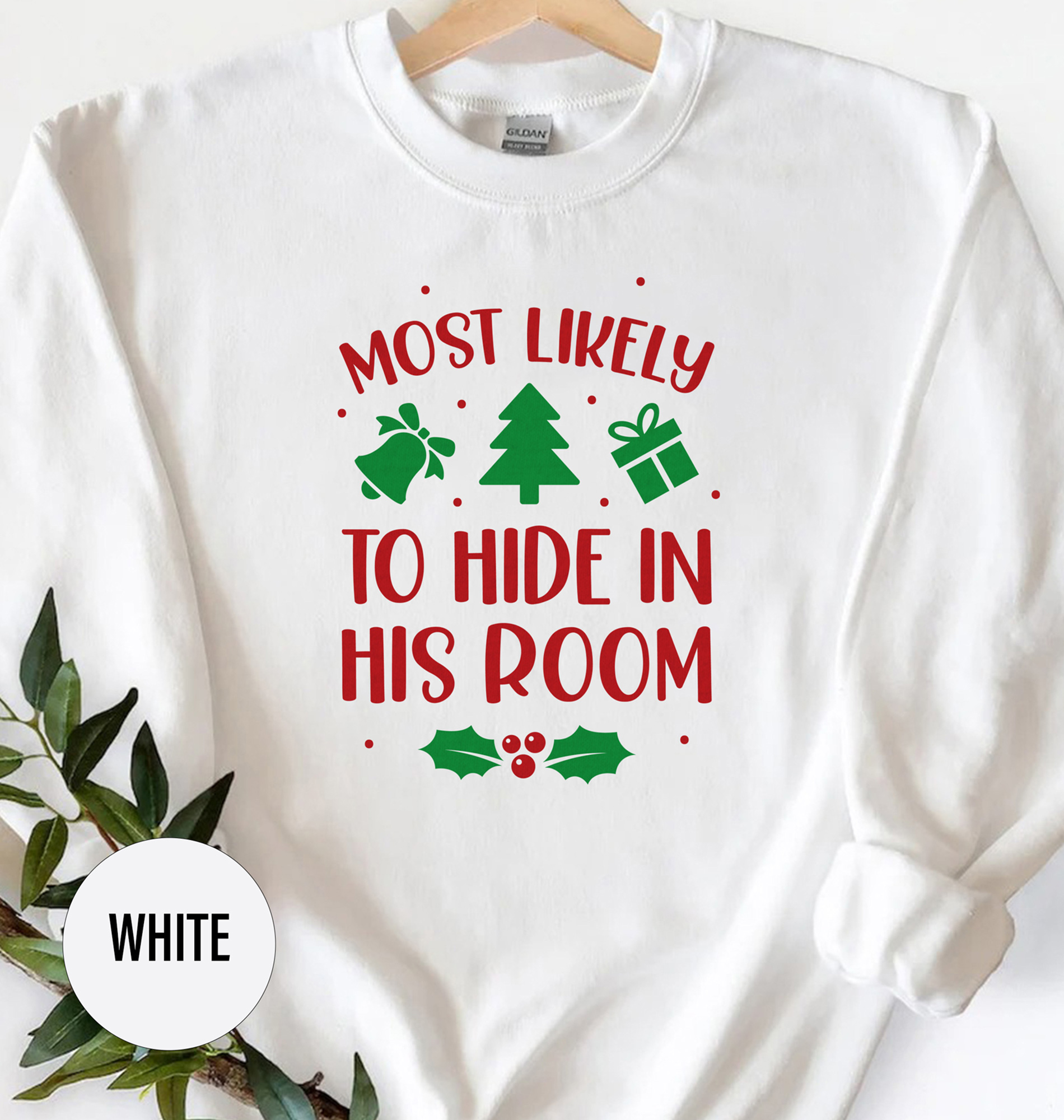 Fun 'most Likely To Hide' Holiday Tee