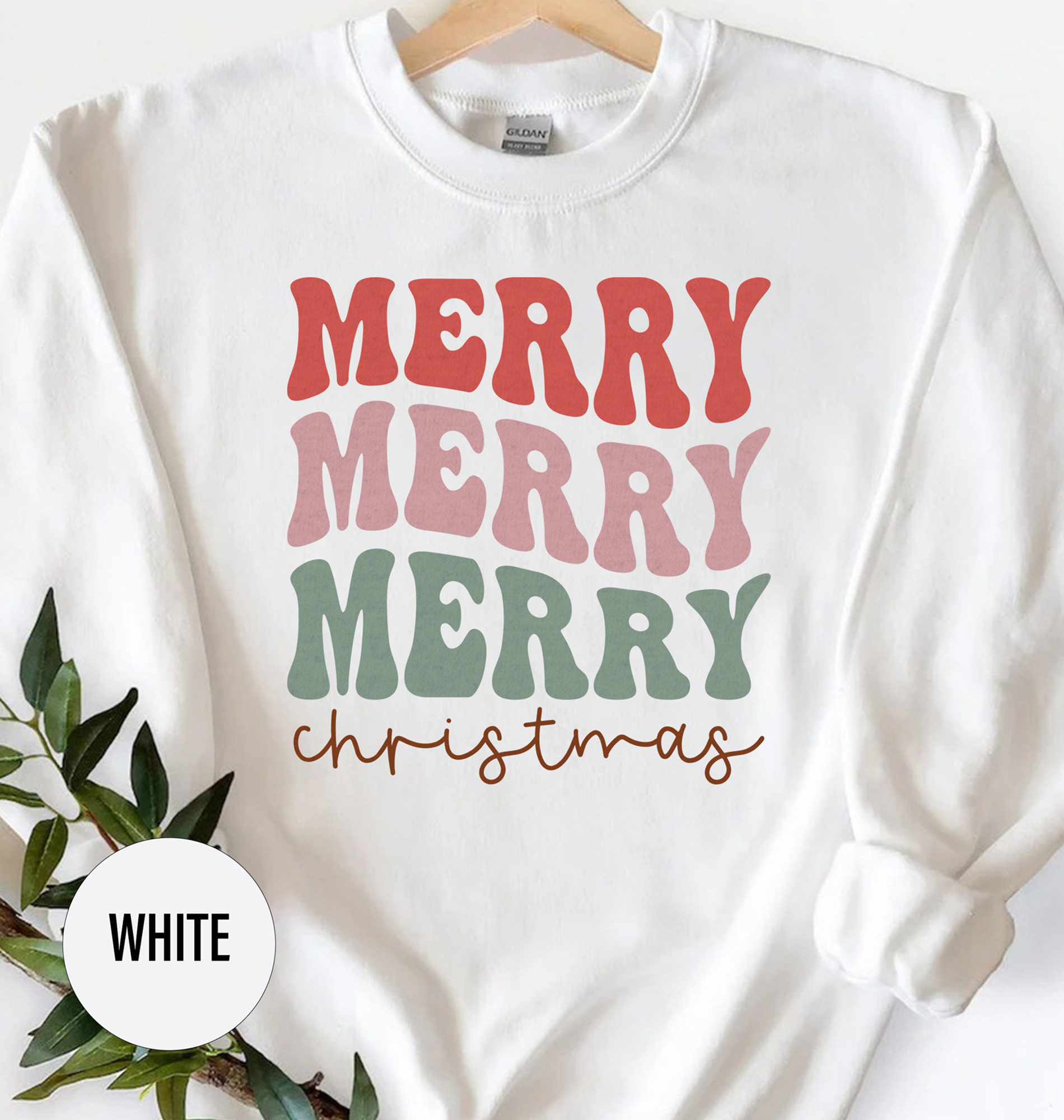 Festive Merry Christmas Holiday Tee - Holidayshirts