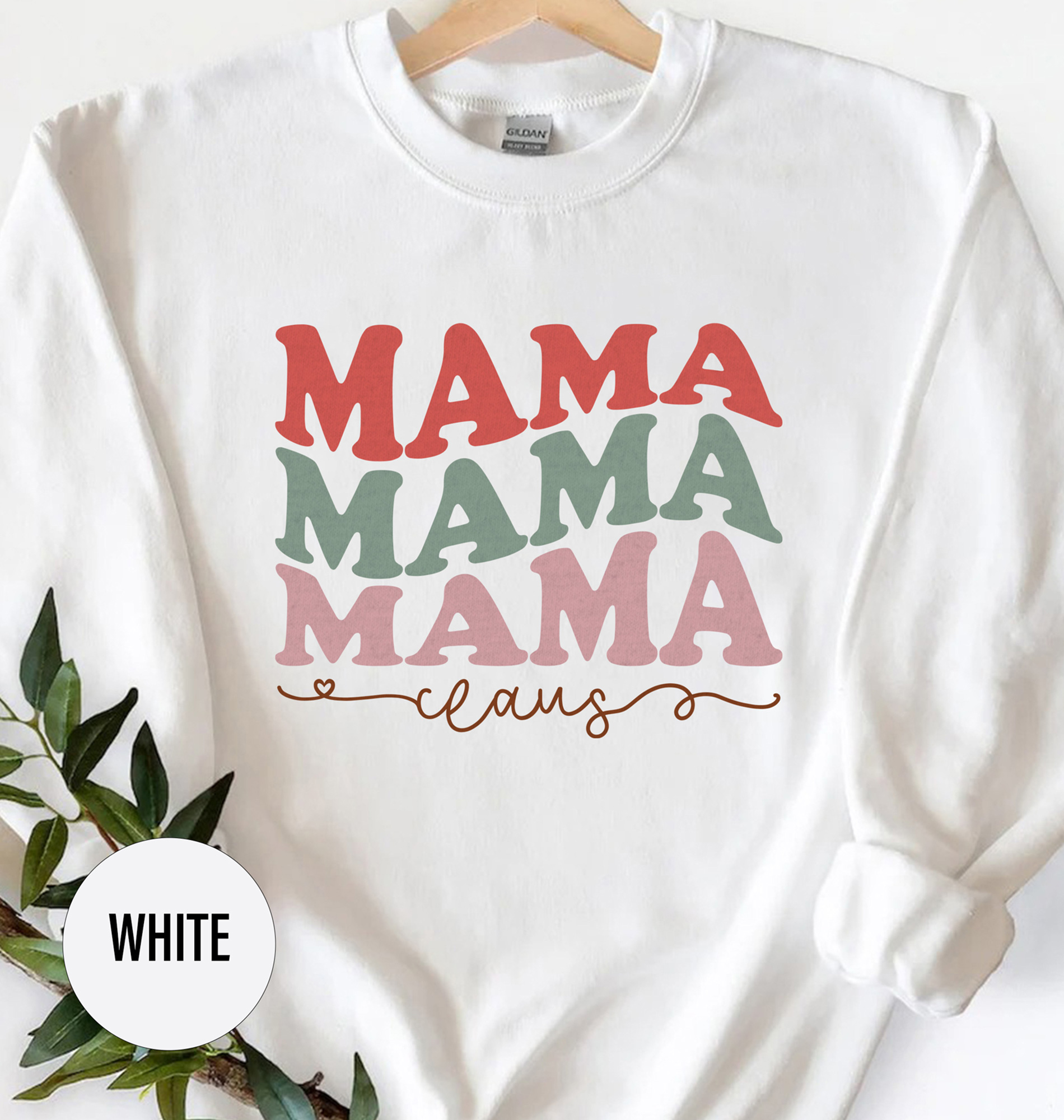 Festive Mama Claus Christmas Tee - Holidayshirts.com