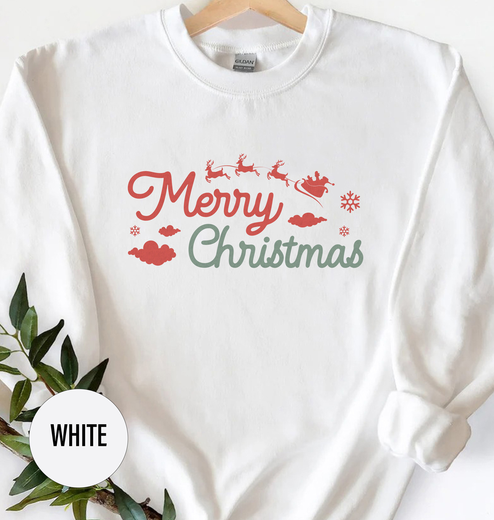 Festive Merry Christmas Holiday Tee From Holidayshirts