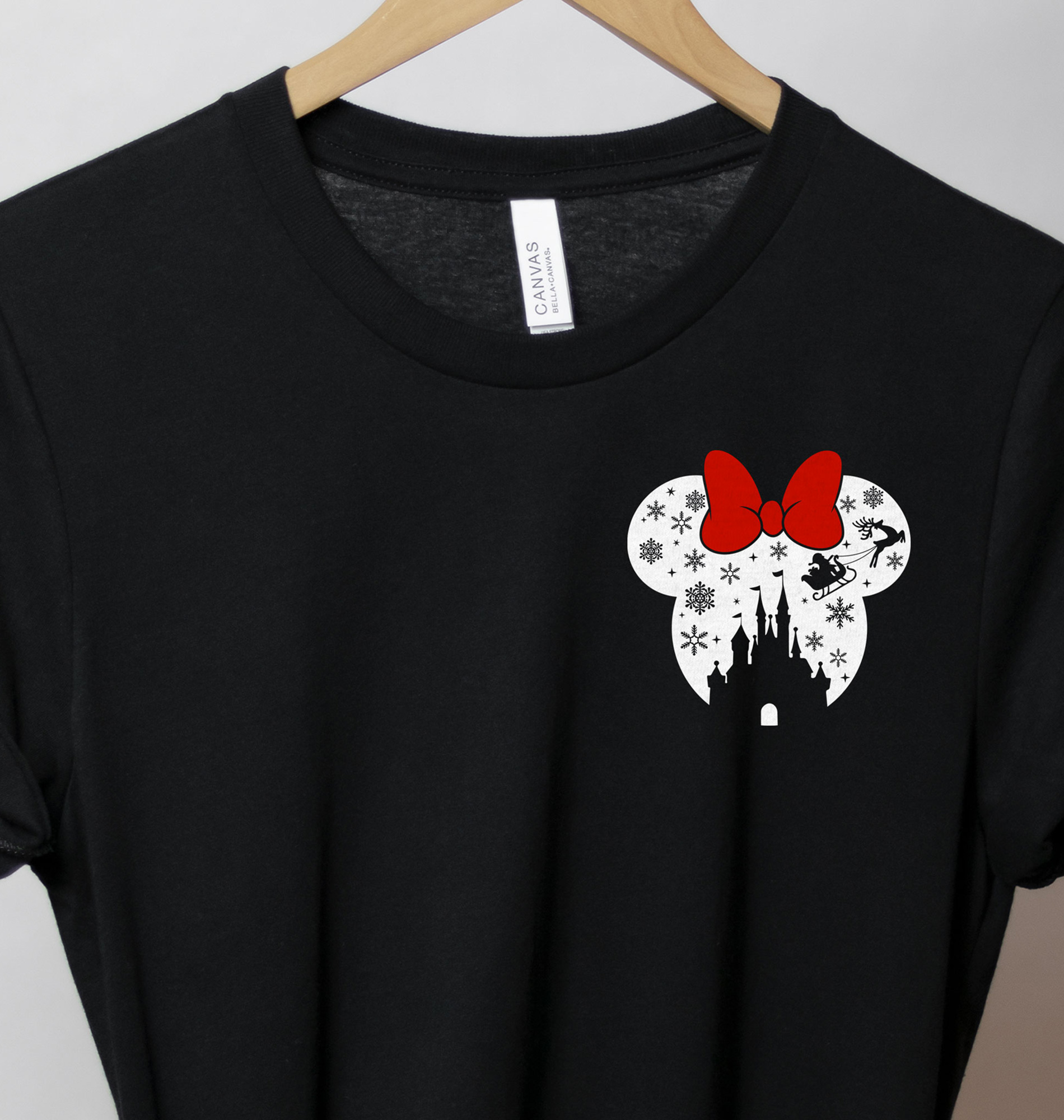 Disney Mickey Bow Holiday Tee - Christmas Shirt