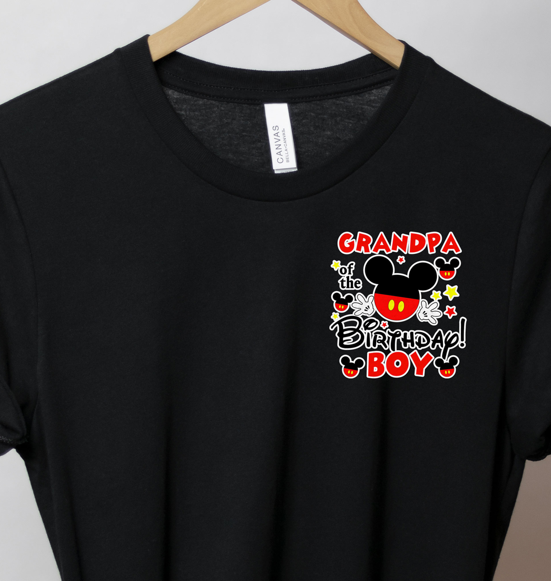 Grandpa's Disney Xmas Tee - Birthday Boy's Gift