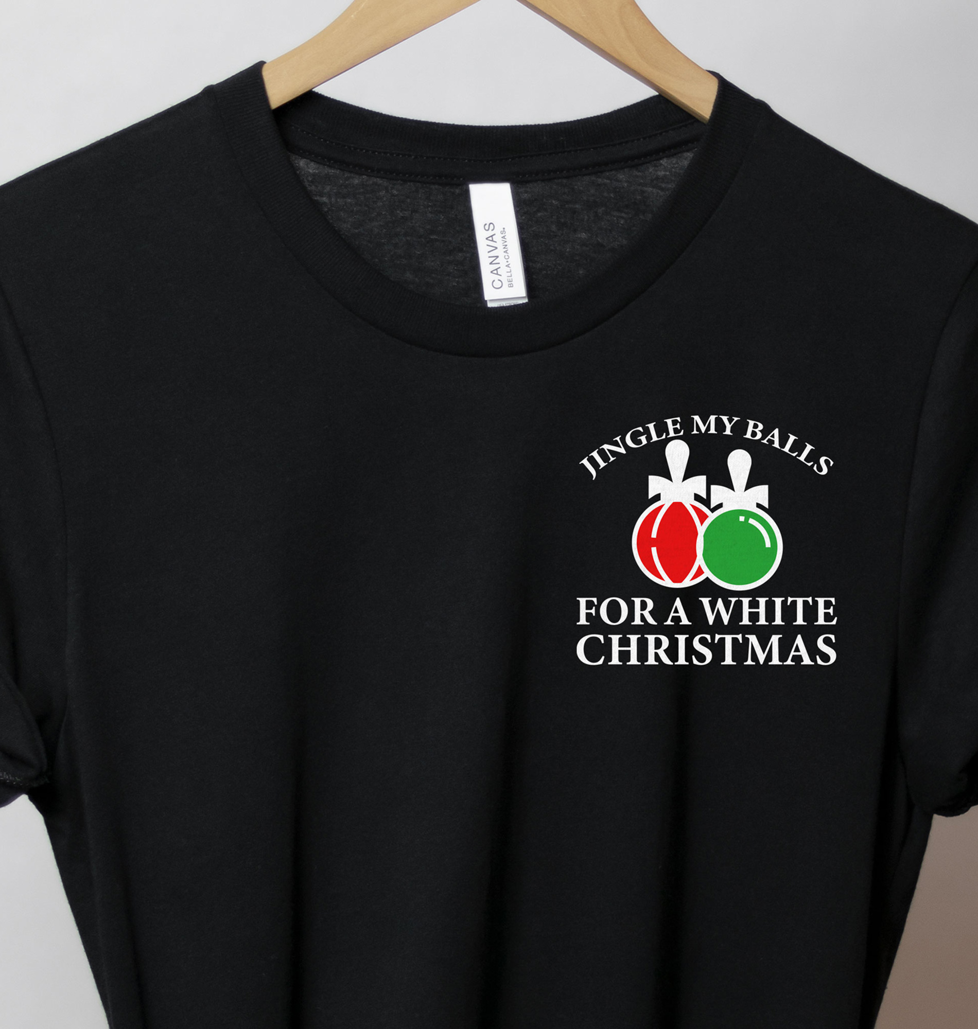 Jingle Balls Festive Tee - Holidayshirts.com